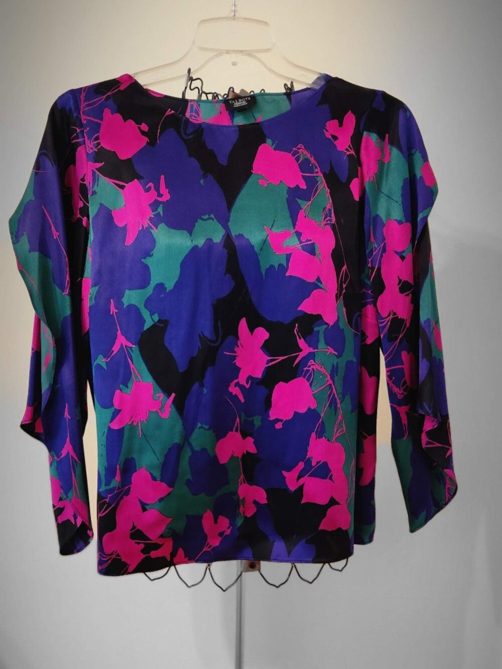 Talbots 100% Silk Blouse Size 16 P